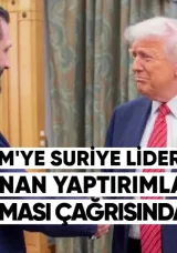 Trump, BM’ye Suriye Liderine Uygulanan Yaptırımların Kaldırılması Çağrısında Bulundu