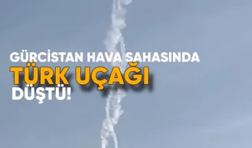 Gürcistan Hava Sahasında Türk Askeri Uçağı Düştü