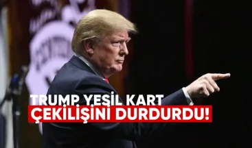 Trump Yeşil Kart Çekilişini Durdurdu