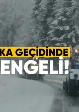 Nakerala Geçidi’nde kar engeli: TIR ve dorseli araçlara yasak