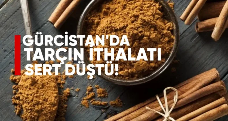 Gürcistan’da tarçın ithalatı sert düştü