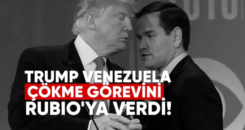 Trump Venezuela çökme Görevini Rubio’ya Verdi