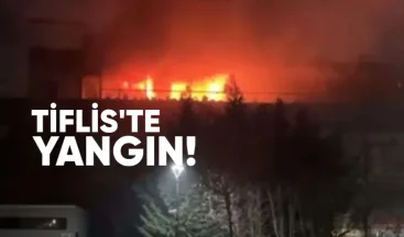 Tiflis’te “Kidobani” Alışveriş Merkezinde Çıkan Yangın Söndürüldü