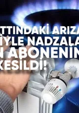 Nadzaladevi’de 12 Bin Abone Gazsız Kaldı
