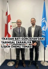 TİKA’dan Batı Gürcistan’daki tarımsal zararlıya ilişkin önemli temas