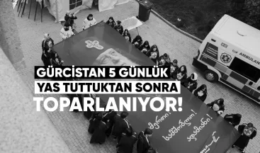Gürcistan, beş günlük yas tuttuktan sonra toparlanıyor.
