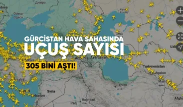 Gürcistan Hava Sahasında Uçuş Sayısı 305 Bini Aştı