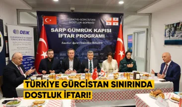 Türkiye–Gürcistan sınırında dostluk iftarı