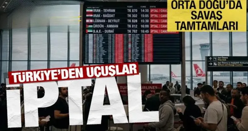 Türkiye’den 9 Ülkeye Uçuş İptali