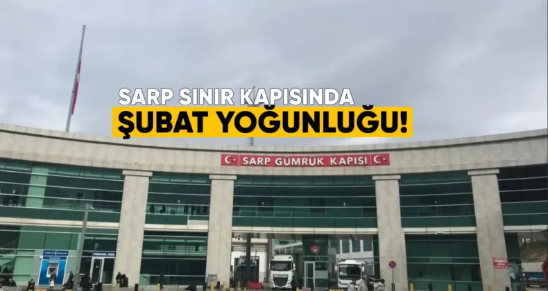 Sarp Sınır Kapısı’nda Şubat Yoğunluğu: 29 Bin TIR Geçişi