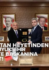 Gürcistan Heyetinden Türkiye’nin Ordu Büyükşehir Belediye Başkanı Hilmi Güler’e Ziyaret