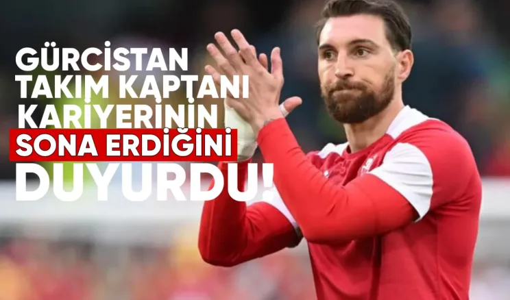 Gürcistan futbol takımının kaptanı Guram Kashia, bu yaz kariyerinin sona erdiğini duyurdu.