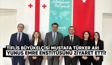 Büyükelçi Mustafa Türker Arı Yunus Emre Enstitüsünü ziyaret etti