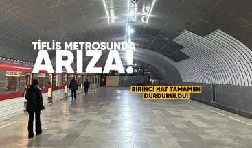 Tiflis Metrosunda Arıza: Birinci Hat Kısmen Durduruldu