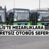 Tiflis’te mezarlıklara ücretsiz otobüs seferleri