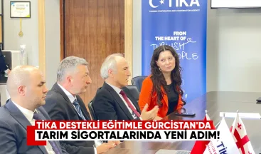 TİKA Destekli Eğitimle Gürcistan’da Tarım Sigortalarında Yeni Adım