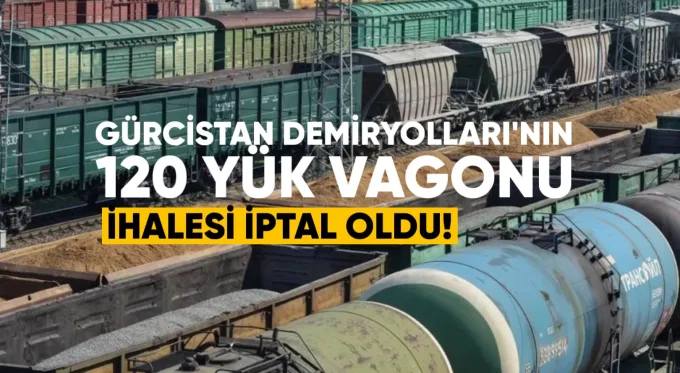 Gürcistan Demiryolları’nın 120 Yük Vagonu İhalesi İptal