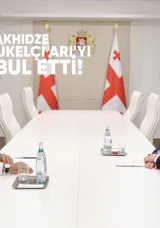 Kobahidze, Türkiye Büyükelçisi Mustafa Türker Arı’yı Kabul Etti