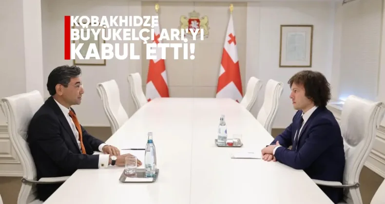 Kobahidze, Türkiye Büyükelçisi Mustafa Türker Arı’yı Kabul Etti
