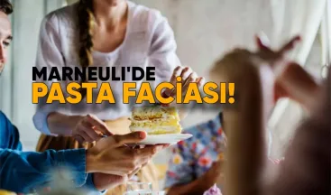 Marnelü’de altı kişi tahminen bir pastayla zehirlendi.