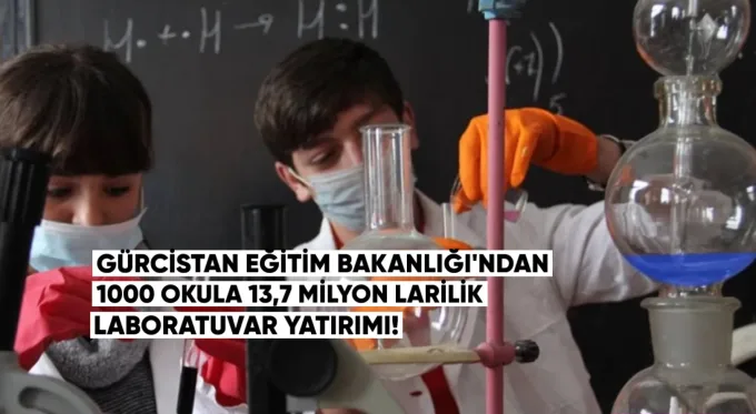 Gürcistan Eğitim Bakanlığı, 1000 devlet okulu için Yatırım Yapacak