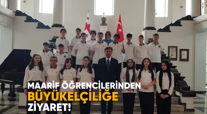 Maarif Öğrencilerinden Büyükelçiliğe Ziyaret