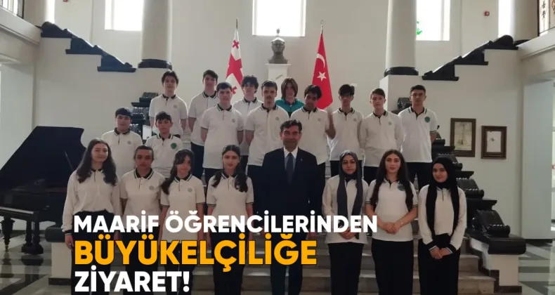 Maarif Öğrencilerinden Büyükelçiliğe Ziyaret