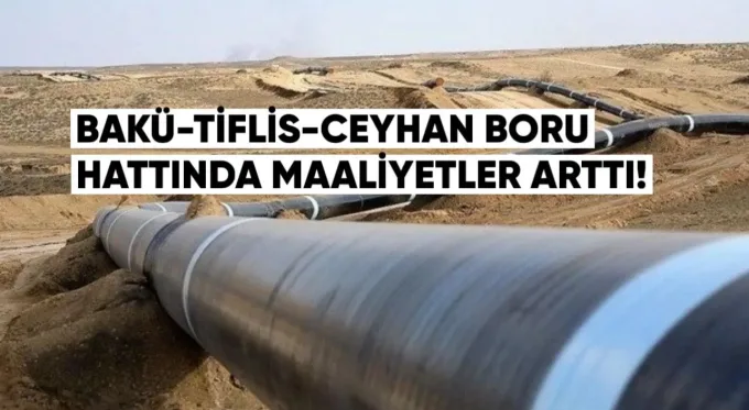 Bakü-Tiflis-Ceyhan Boru Hattı’nda maliyetler arttı