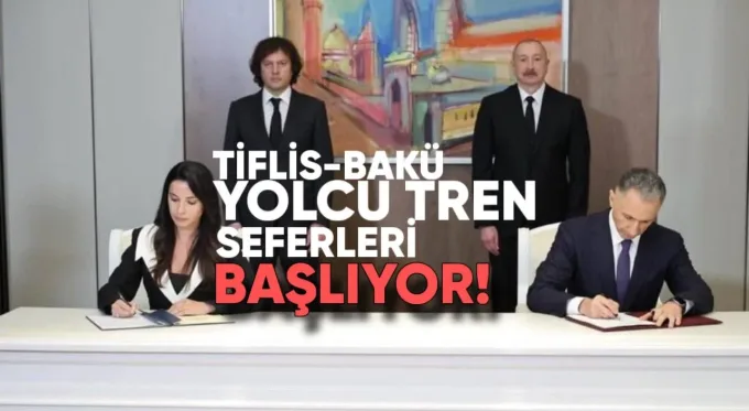 Tiflis ve Bakü arasındaki günlük yolcu tren seferleri 26 Mayıs’tan itibaren yeniden başlayacak.