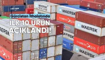 Gürcistan’ın İthalatında İlk 10 Ürün Açıklandı