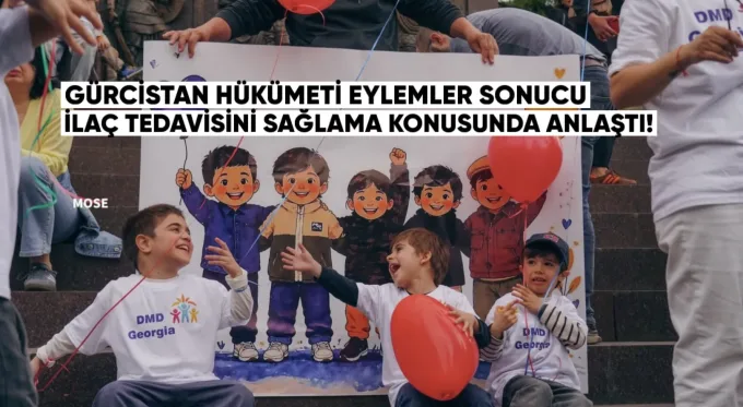 Gürcistan hükumeti, aylarca süren ebeveynlerin eylemlerinden sonra Duchenne kas distrofisi ile mücadele eden çocukların ilaç tedavisini sağlama konusunda anlaştı