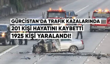 yılının ilk yarısında, Gürcistan’da trafik kazalarında 201 kişi hayatını kaybetti