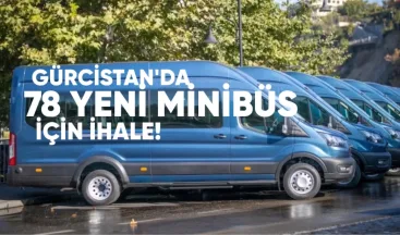 Gürcistan’da 78 yeni minibüs için 11,9 milyon lari değerinde ihale