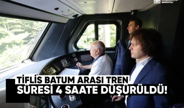 Gürcüstan Demiryolları, Tiflis ile Batum arasındaki yolcu trenlerinin seyahat süresini beş buçuk saatten dört saate düşürdü