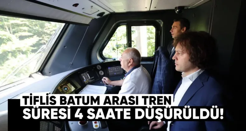 Gürcüstan Demiryolları, Tiflis ile Batum arasındaki yolcu trenlerinin seyahat süresini beş buçuk saatten dört saate düşürdü