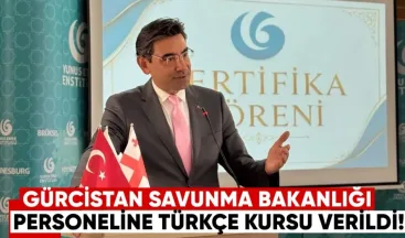 Gürcistan Savunma Bakanlığı personeline Türkçe kursu