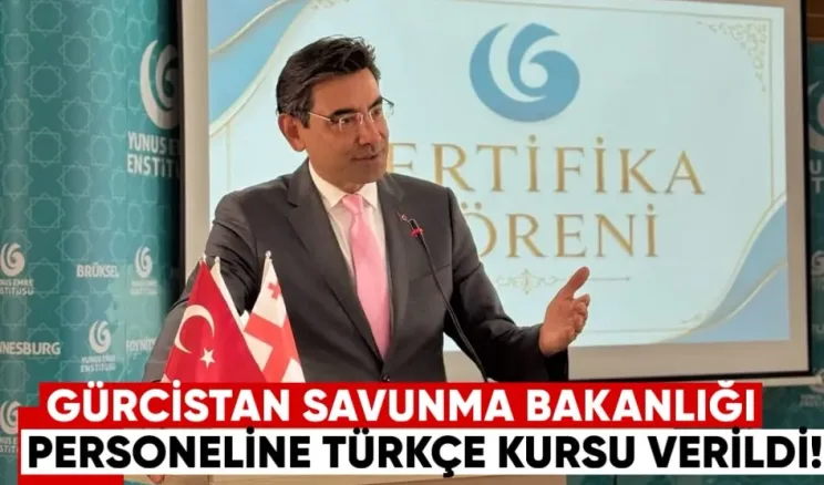 Gürcistan Savunma Bakanlığı personeline Türkçe kursu