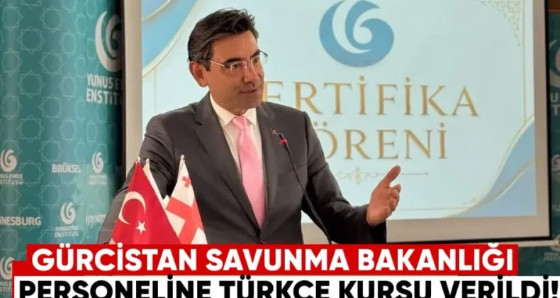 Gürcistan Savunma Bakanlığı personeline Türkçe kursu