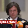 Kobakhidze’den STK açıklaması