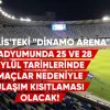 Tiflis’teki “Dinamo-Arena” stadyumunda 25 ve 28 Eylül tarihlerinde, Gürcistan milli takımının Milletler Ligi’ndeki maçları nedeniyle ulaşım kısıtlamaları uygulanacak.