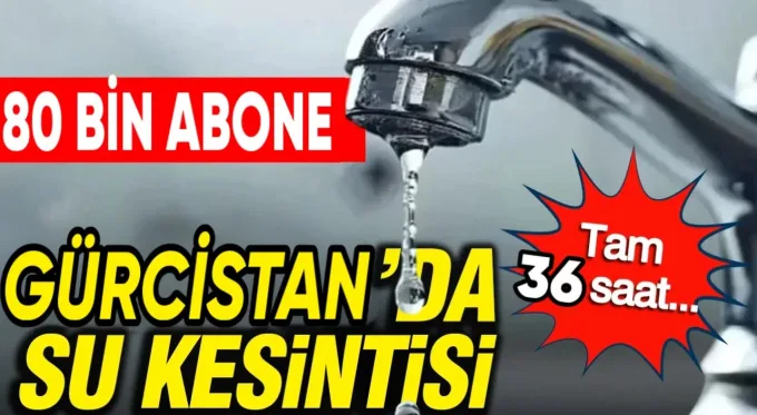 26 Eylül Gecesinden İtibaren Yaklaşık 80.000 Aboneye 36 Saat Boyunca Su Verilemeyecek
