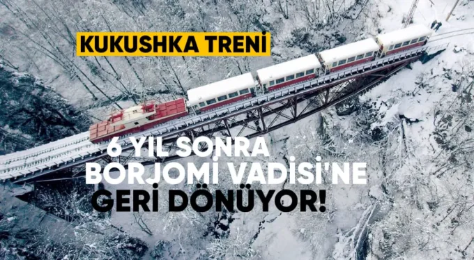 Altı yıl aradan sonra, ünlü “Kukushka” treni, Borjomi Vadisi’ne geri dönüyor! 🏔️ 🚂