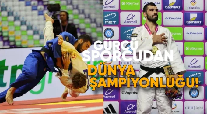 Gürcistan judo milli takımının lideri Tato Grigalashvili (81 kg’ye kadar), Bakü’de düzenlenen 2026 Dünya Şampiyonası’nda milli takıma ilk altın madalyayı kazandırdı.