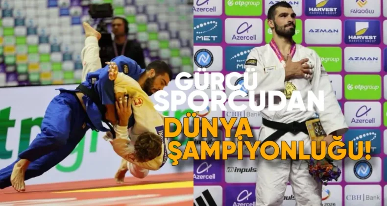 Gürcistan judo milli takımının lideri Tato Grigalashvili (81 kg’ye kadar), Bakü’de düzenlenen 2026 Dünya Şampiyonası’nda milli takıma ilk altın madalyayı kazandırdı.