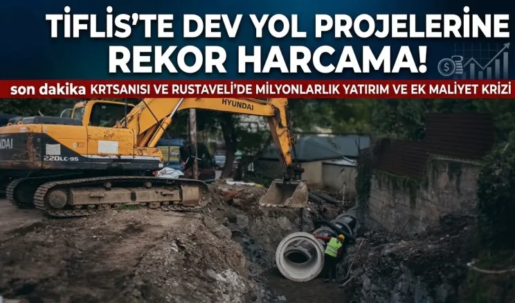 Tiflis’te Rustaveli Bulvarı’nın yenileme maliyeti 578 bin lari arttı