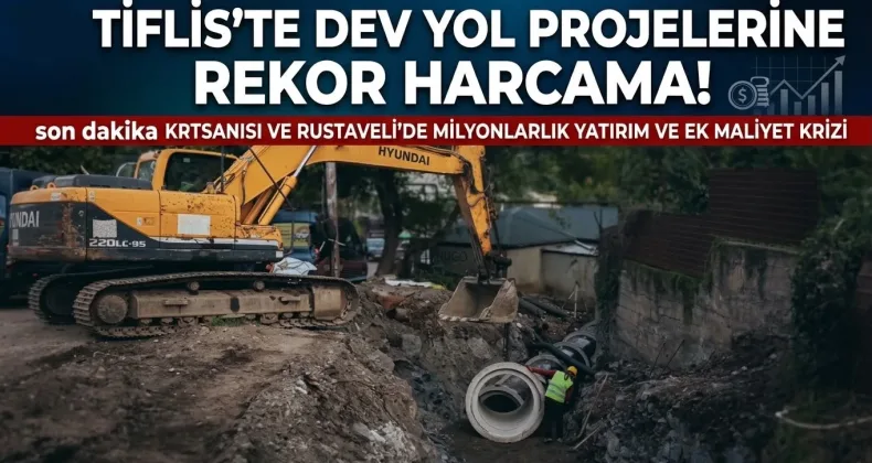Tiflis’te Rustaveli Bulvarı’nın yenileme maliyeti 578 bin lari arttı