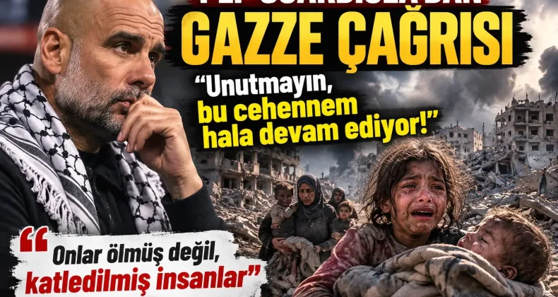 Pep Guardiola’dan Gazze çağrısı: “Bu cehennem hâlâ devam ediyor”